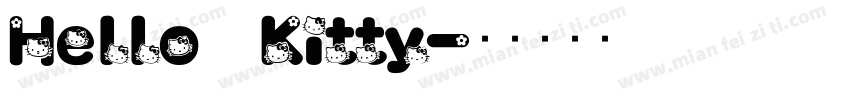 Hello Kitty字体转换